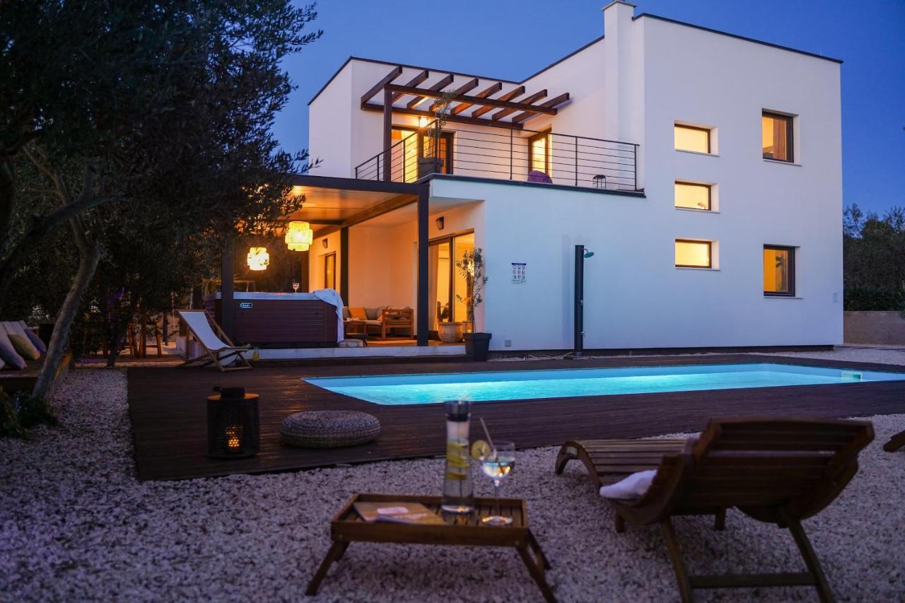 Villa Suncica With Heated Pool, Jacuzzi And Bikes Near Zadar Sukošan Zewnętrze zdjęcie