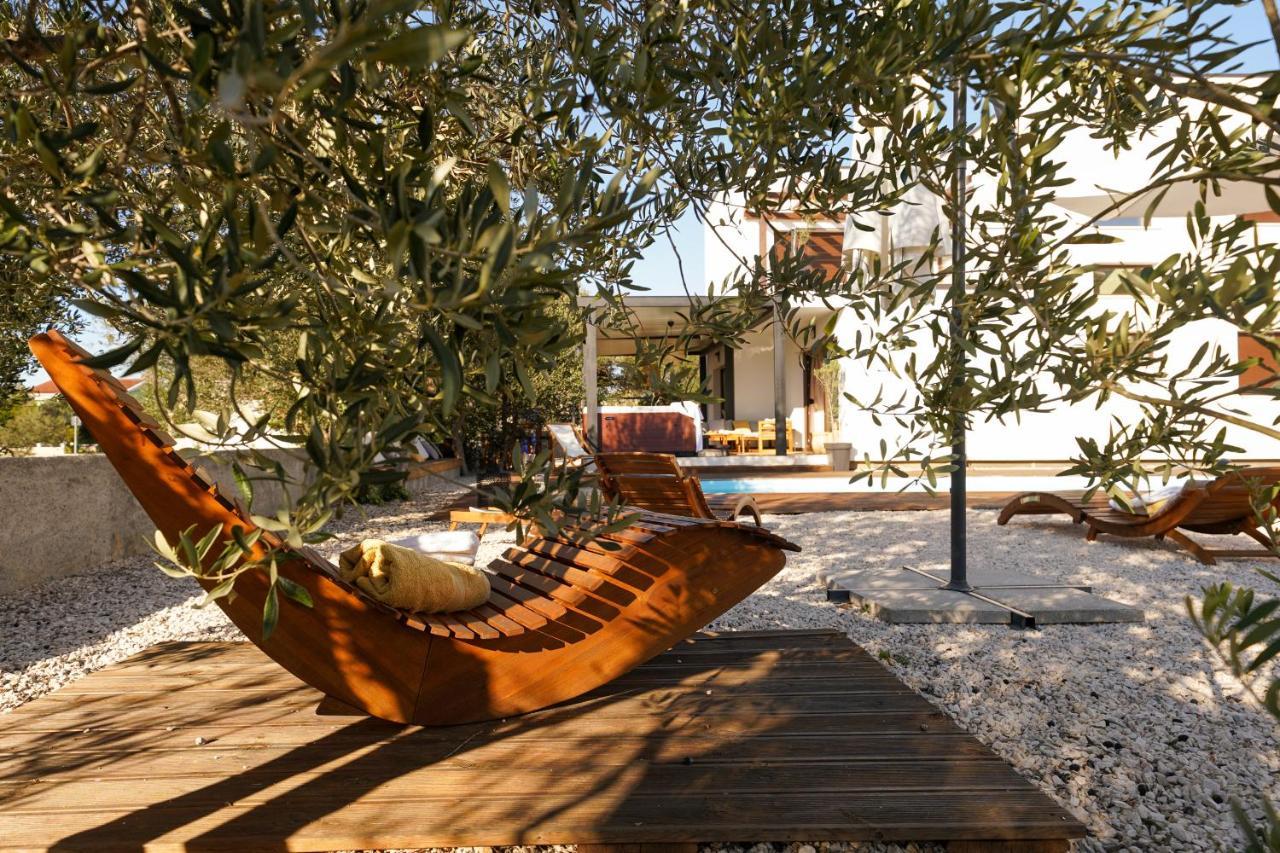 Villa Suncica With Heated Pool, Jacuzzi And Bikes Near Zadar Sukošan Zewnętrze zdjęcie